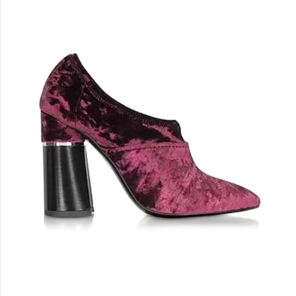 Philip Lim 3.1 Kyoto 105mm ankle boots w/ heel insert Syrah sz 36 EUC !!! - Picture 1 of 15